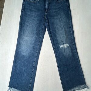 Banana Republic, Girlfriend Jeans, Size 31 (12), EUC, Croppes